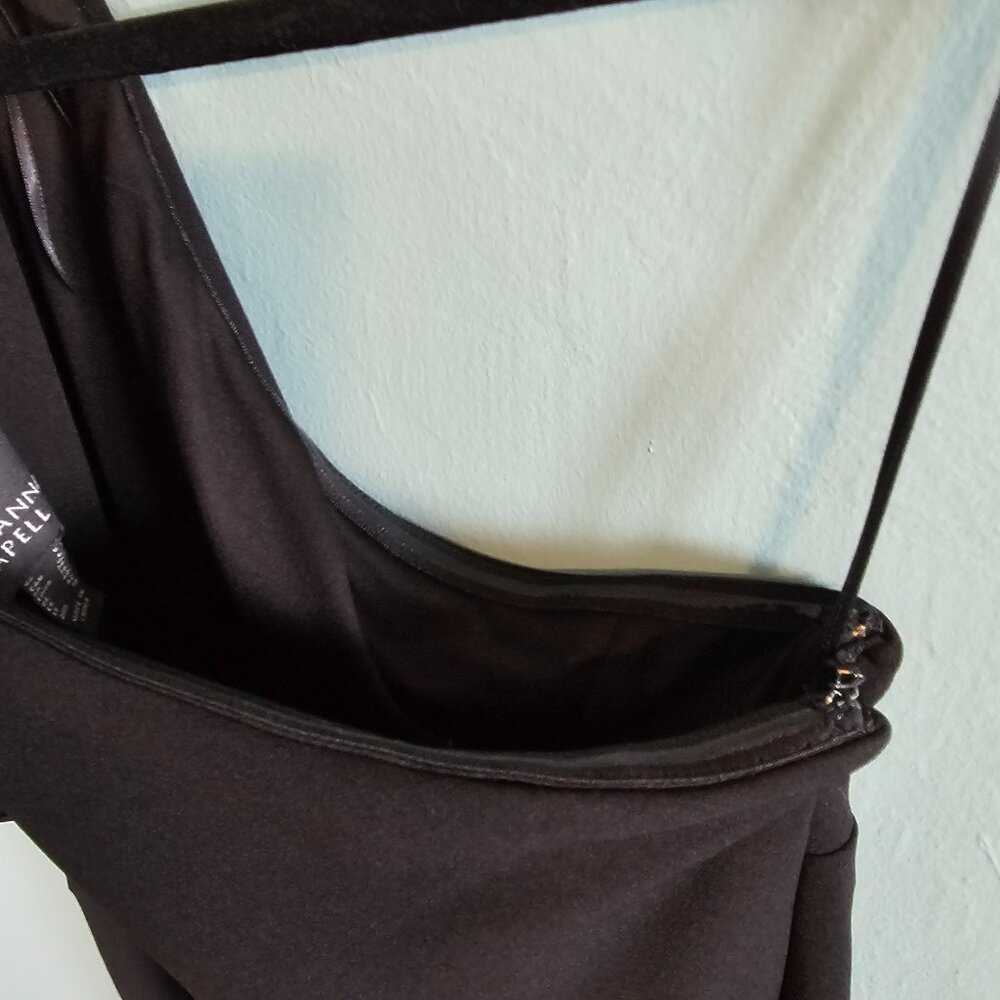 ADRIANNA PAPELL Black One-Shoulder Jumpsuit | 8 - Picture 8 of 15